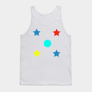 coloful stars Tank Top